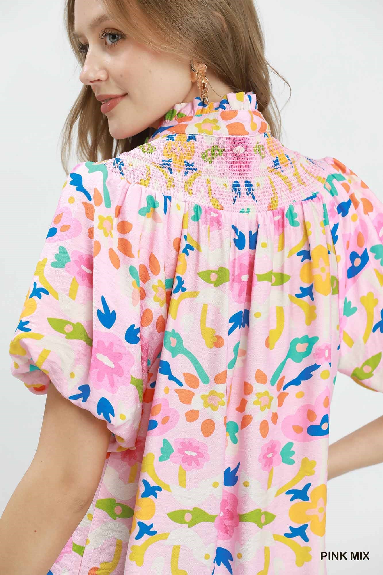 Georgia Pink Spring Top