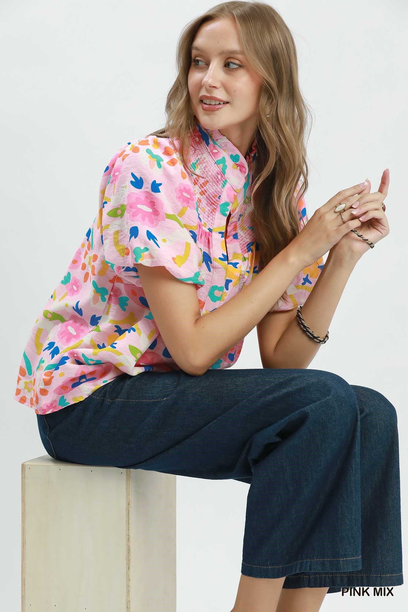 Georgia Pink Spring Top