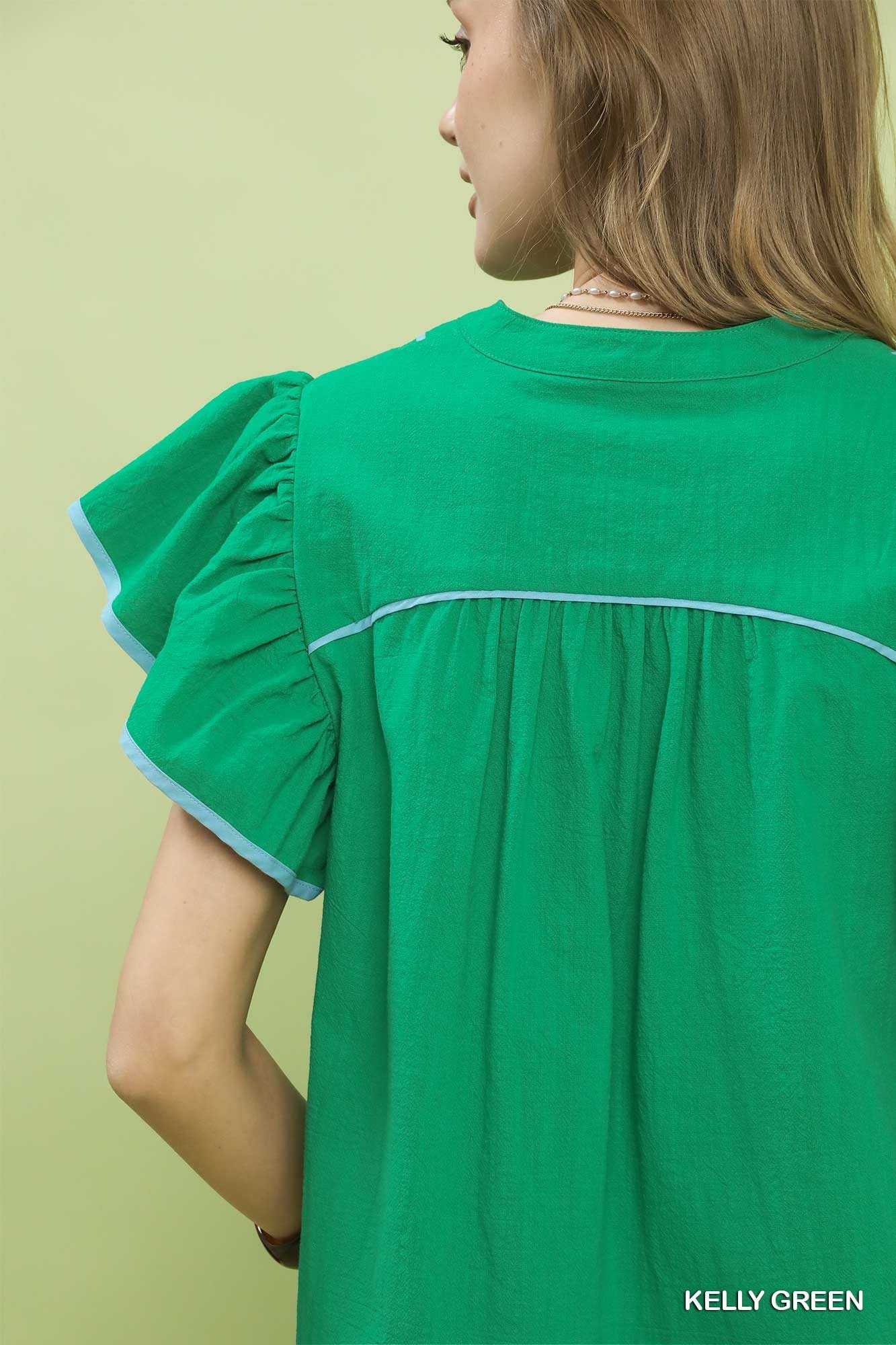 Graclyn Green Top