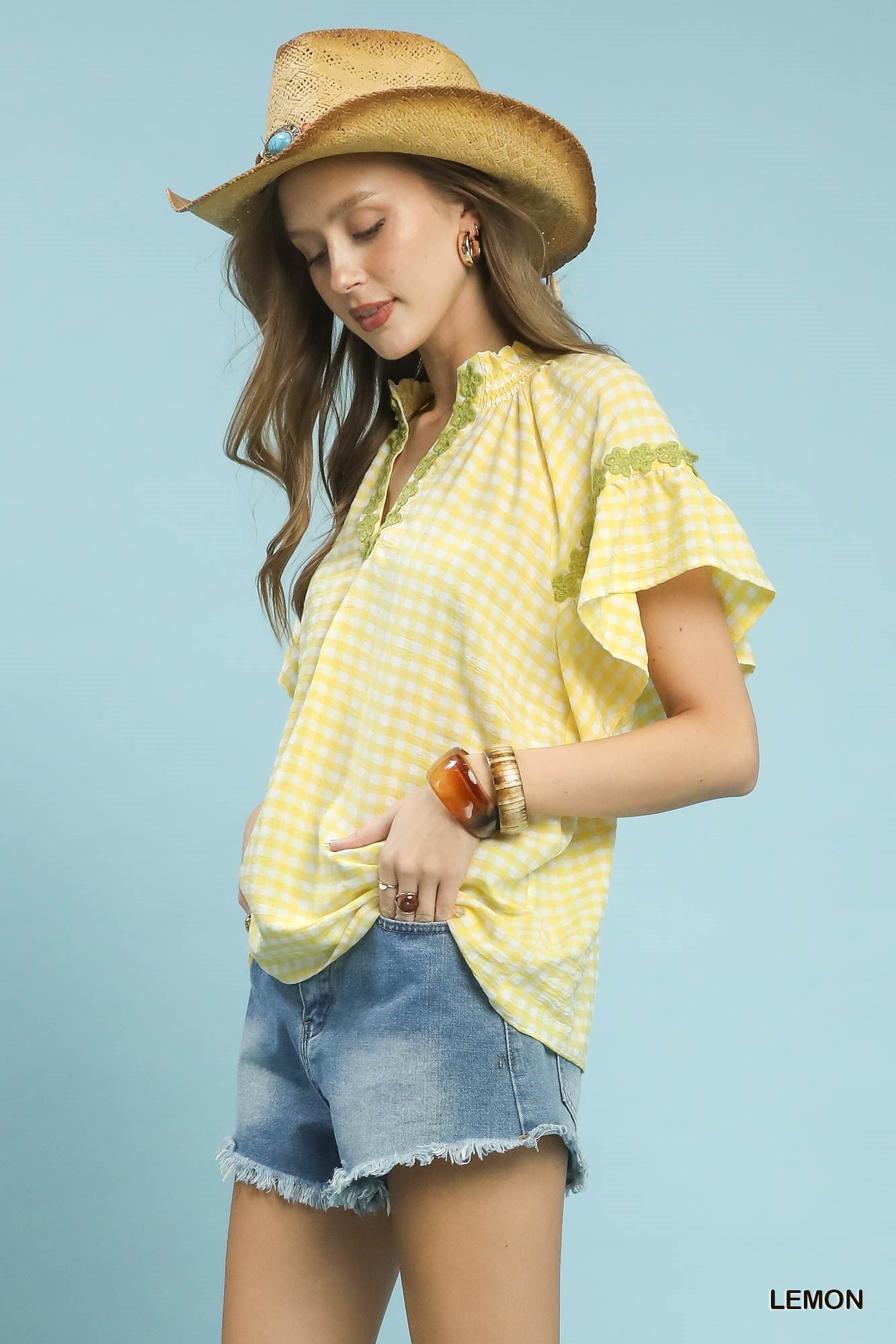 Goldie Lemon Top