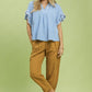 Giselle Blue Gingham Top