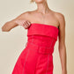 Debra Red Romper