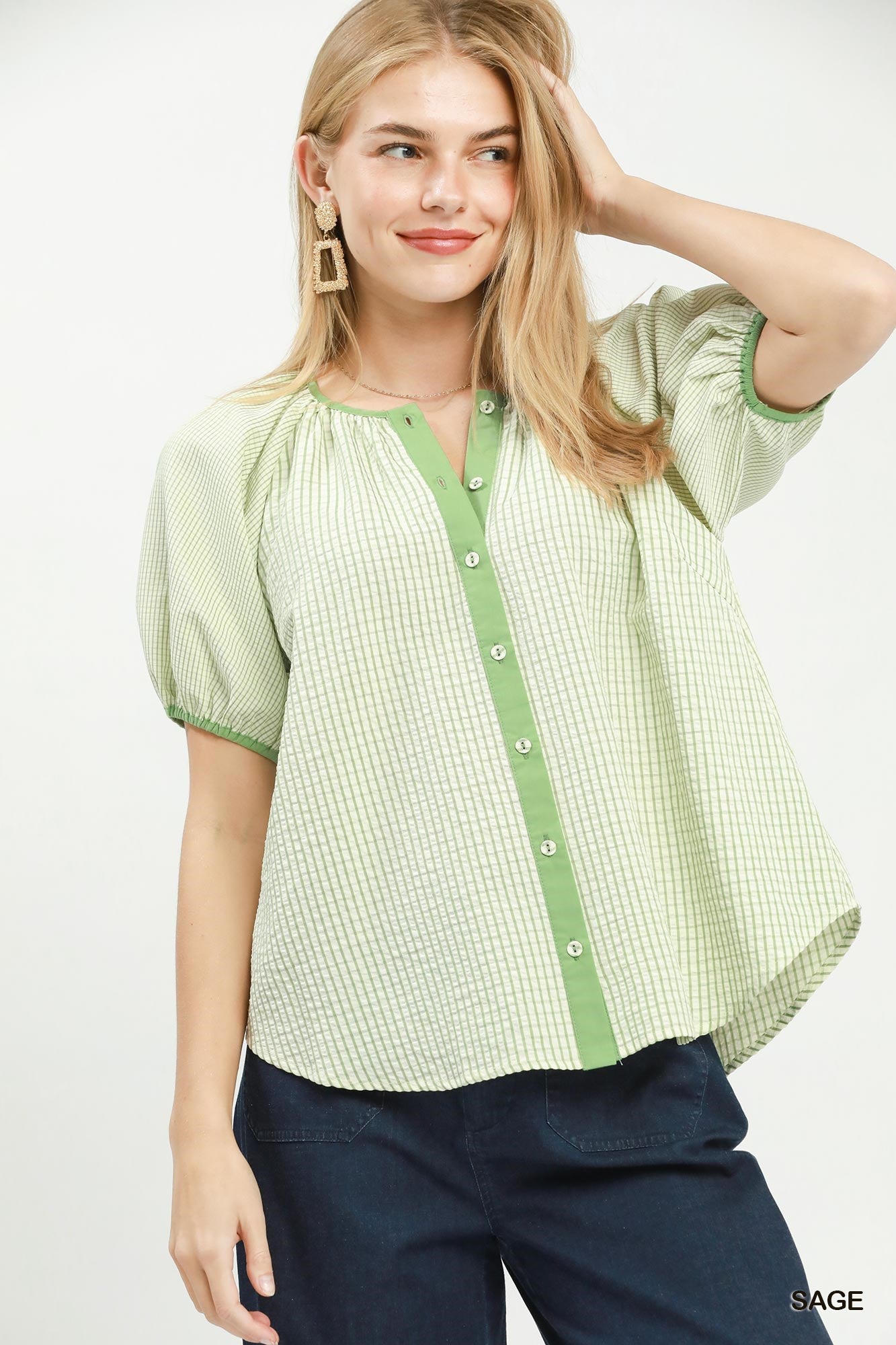 Gwen Sage Top