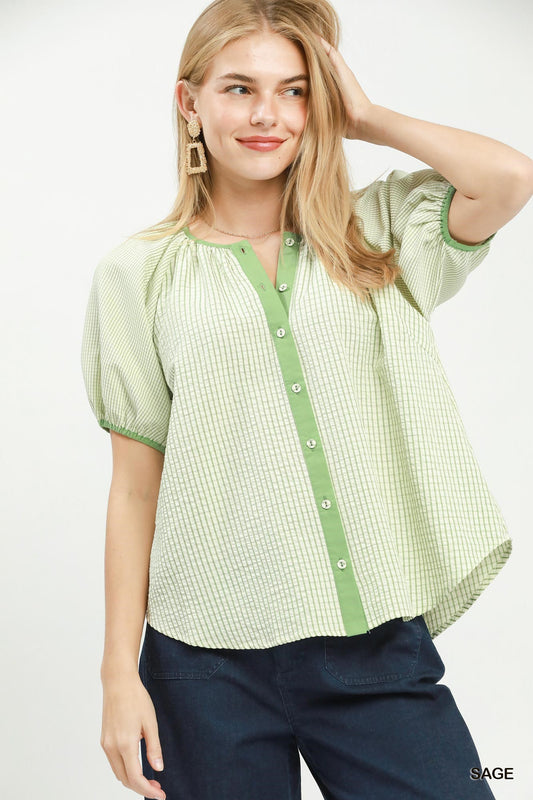 Gwen Sage Top