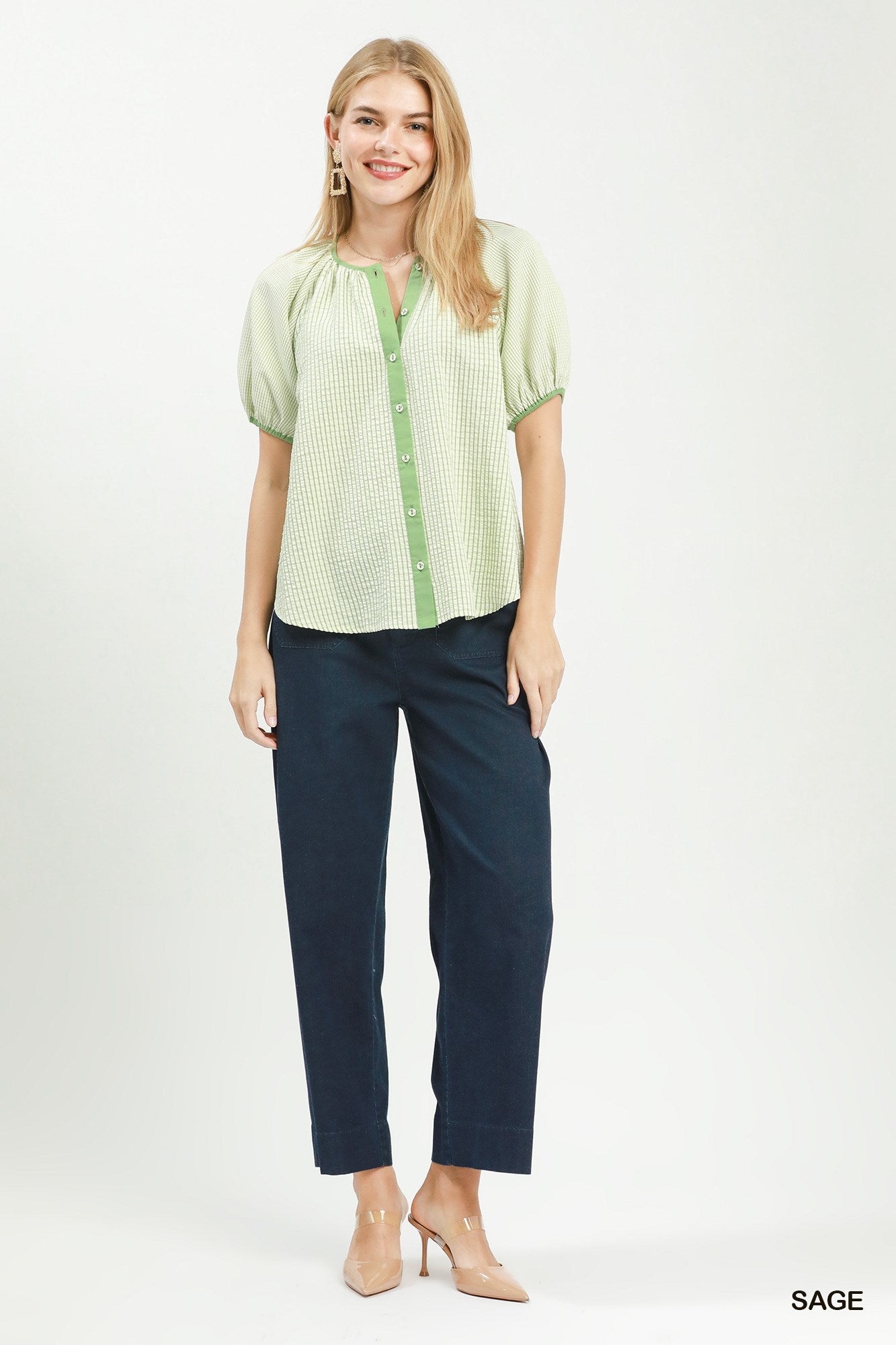 Gwen Sage Top