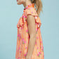 Gianna Tangerine Mix Top