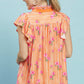 Gianna Tangerine Mix Top
