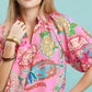 Gracie Pink Mix Top