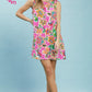 Genny Pink Print Dress