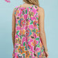 Genny Pink Print Dress