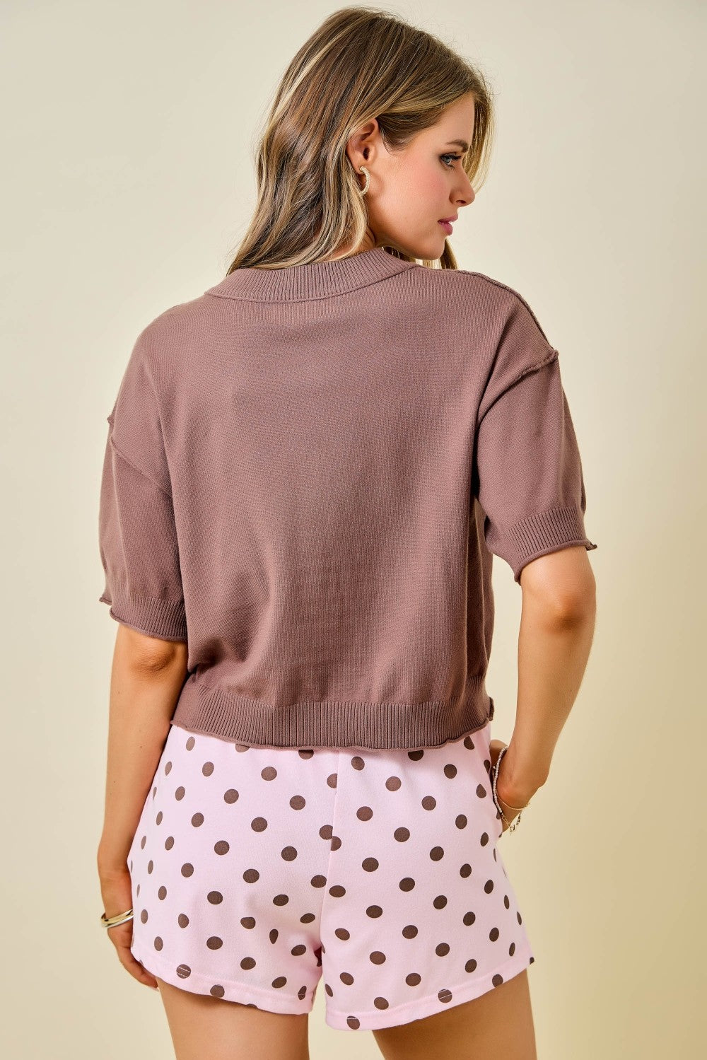 Dorothy Chocolate Cardigan