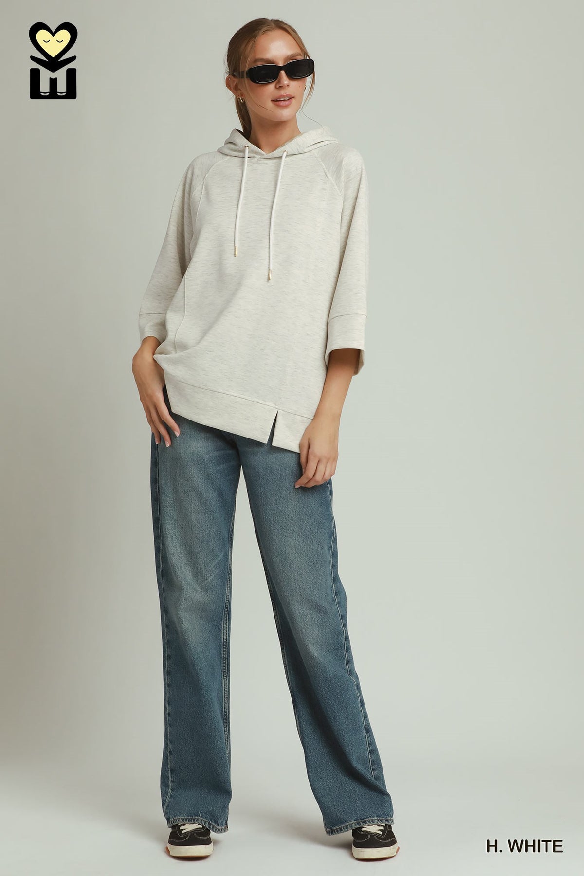 Gabriella Heathered Pullover