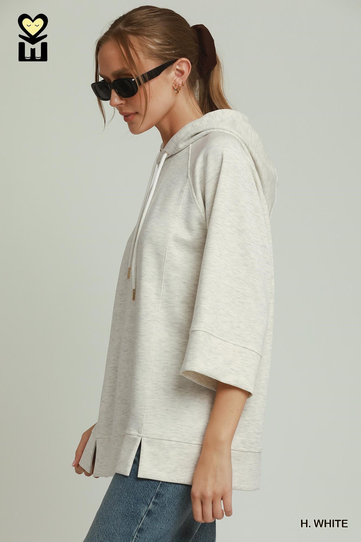 Gabriella Heathered Pullover