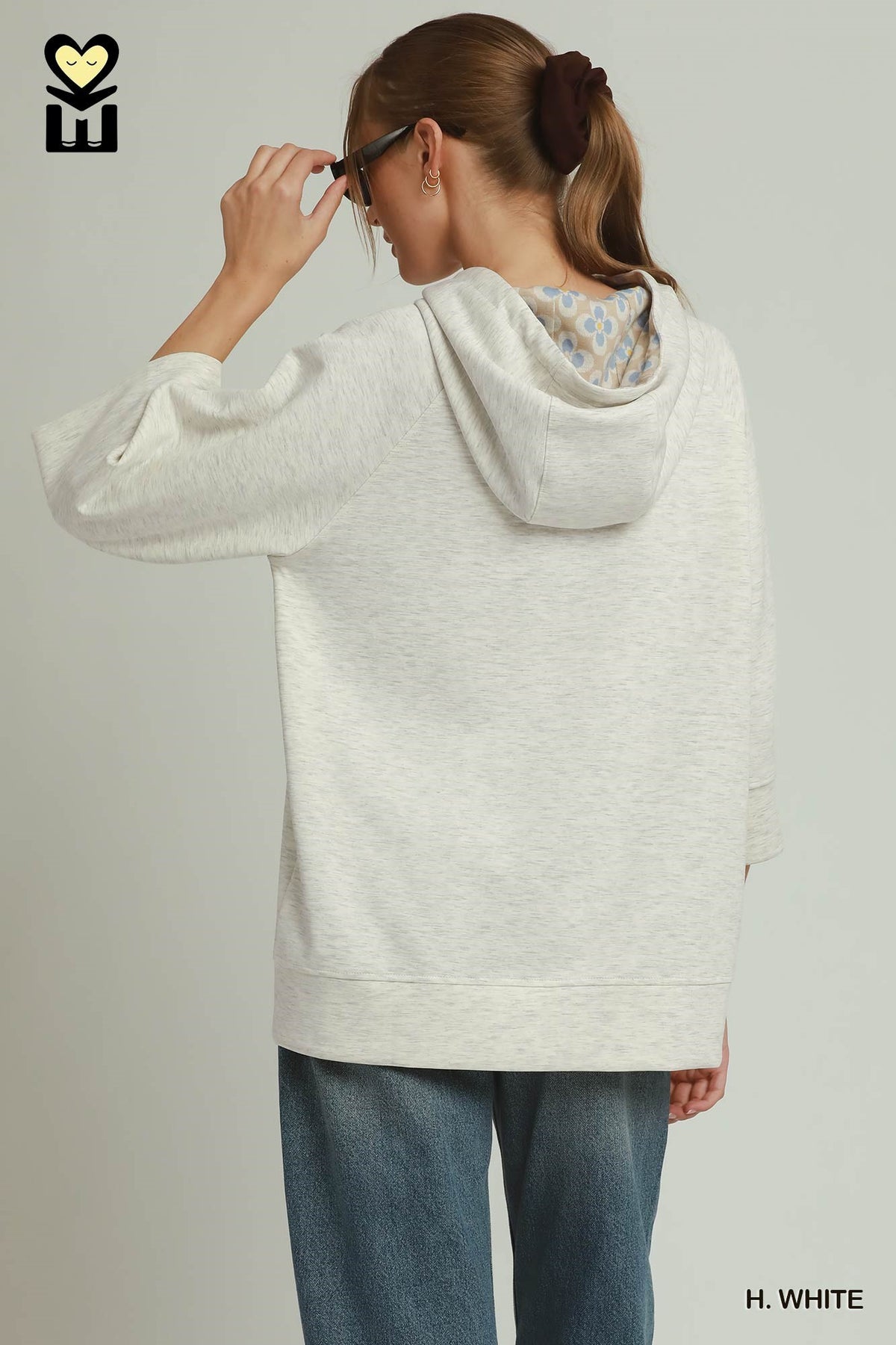 Gabriella Heathered Pullover
