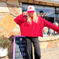 Luna Red Sweater