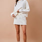 Dawn Mockneck Set Skort Ivory