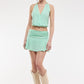 Sky Green Striped Set Bottoms