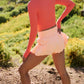 Free People Movement Get your flirt on shorts pastel peach