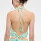 Sky Green Striped Set Top