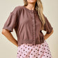 Dorothy Chocolate Cardigan