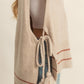 Hazel Tassel Detailed Oversized Sweater Vest