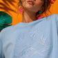 Endless Summer Days Embroidered Blue T-Shirt