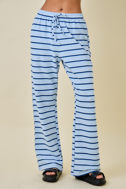 Diana Striped Pants Blue