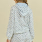 Layla Blue Ribbed Hoodie