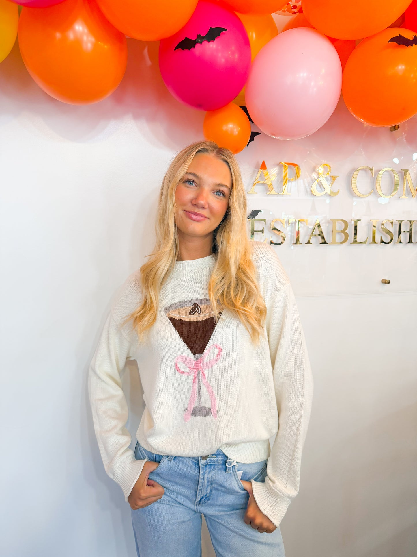 Sarah Expresso Martini Sweater