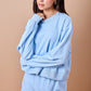 Dawn Mockneck Set Top Blue