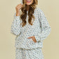 Layla Blue Ribbed Hoodie
