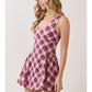 Tina Pink Plaid Athletic Dress