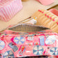 Pink Beach Clear Coat Toiletry Bag
