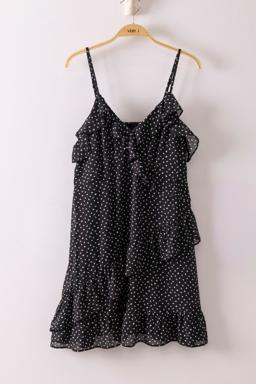 Julia Black Dot Dress