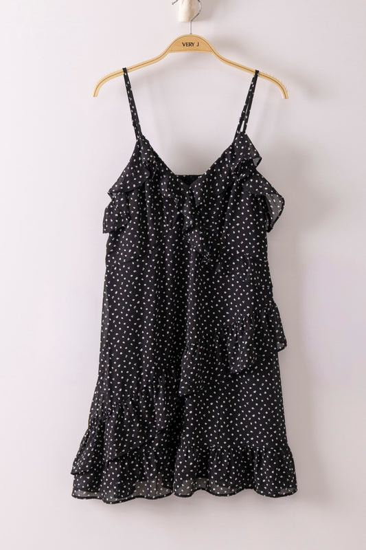 Julia Black Dot Dress