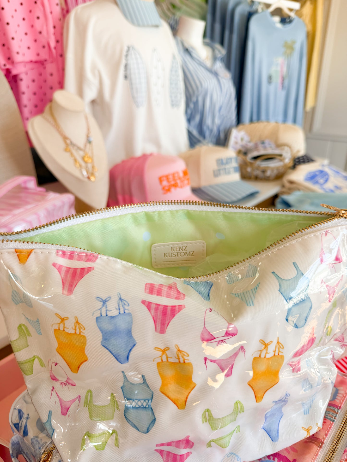 Bikinis Clear Coat Bag
