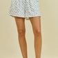 Luna Blue Floral Shorts