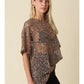 Rena Sequin Mesh Top