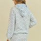 Layla Blue Ribbed Hoodie