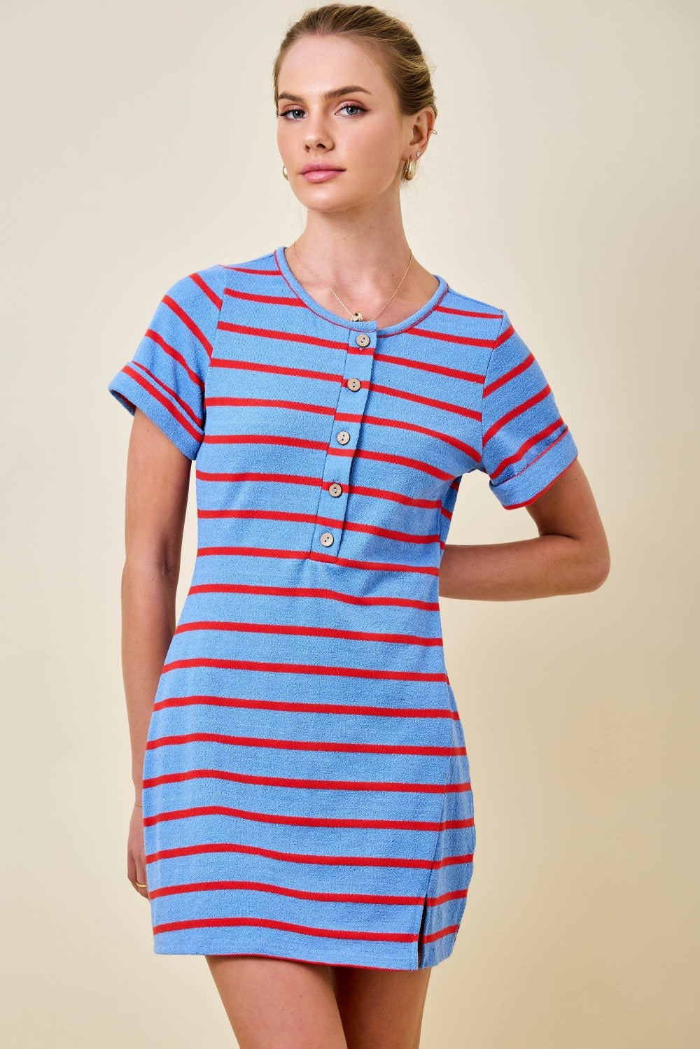 Darla Blue and Red Dress