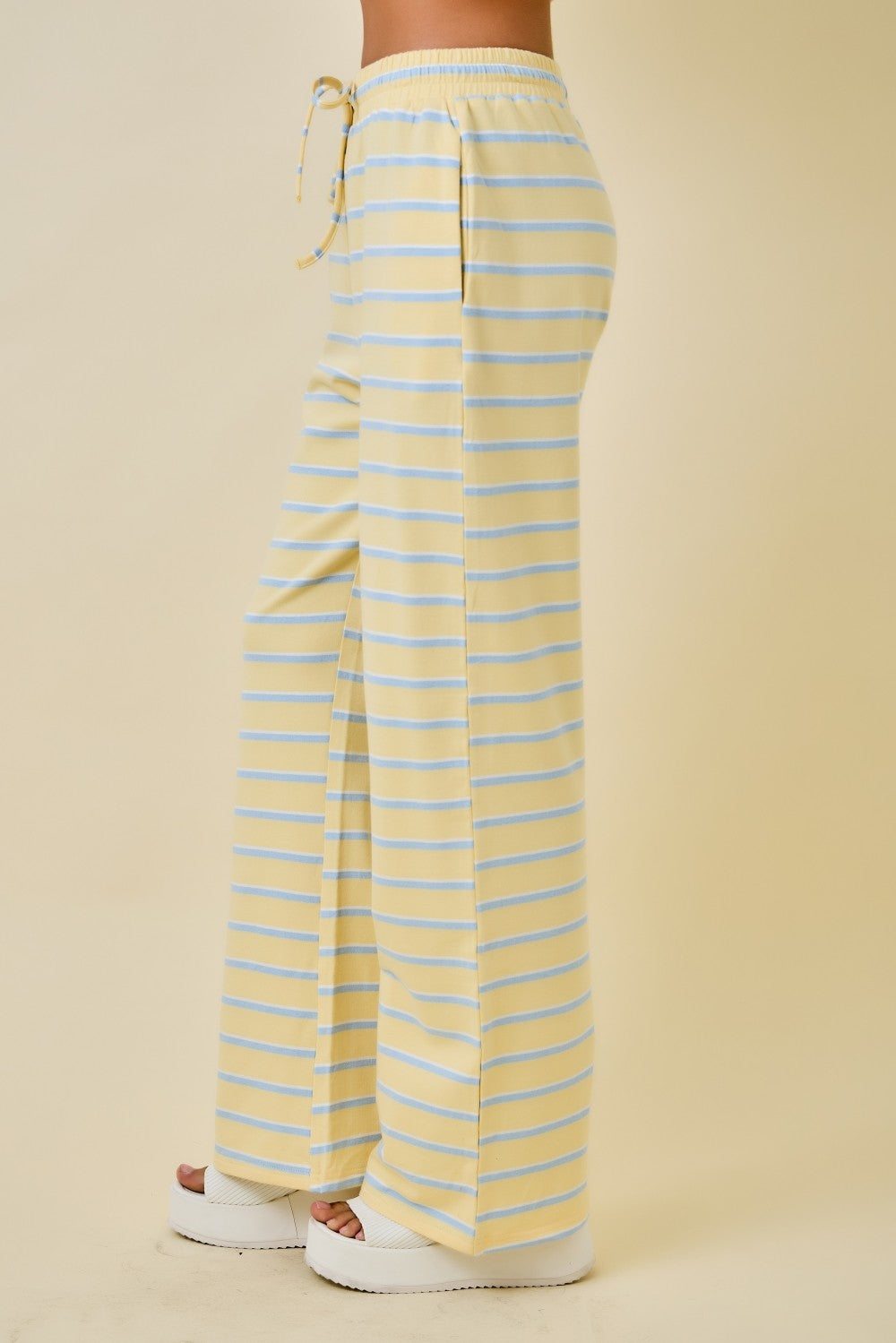 Diana Striped Pants Yellow