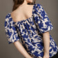 Gia Navy Mix Top