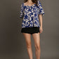 Gia Navy Mix Top