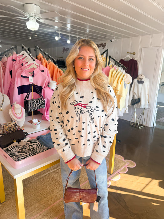 Sarah Dalmatian Sweater