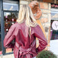 Luna Burgundy Coat