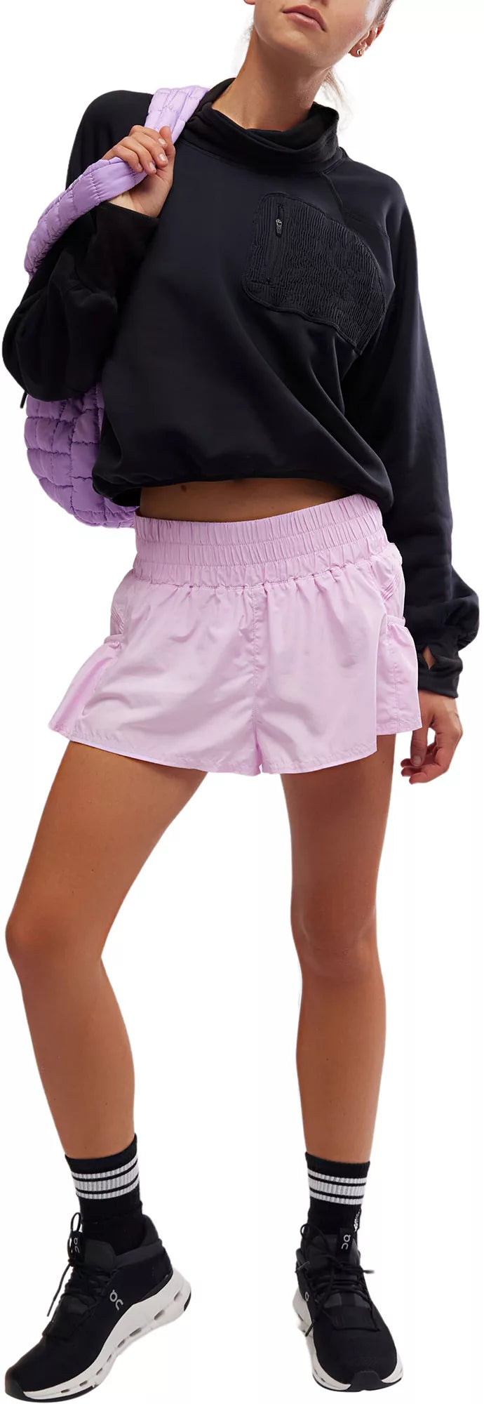 FP Movement Get your flirt on shorts powder pink