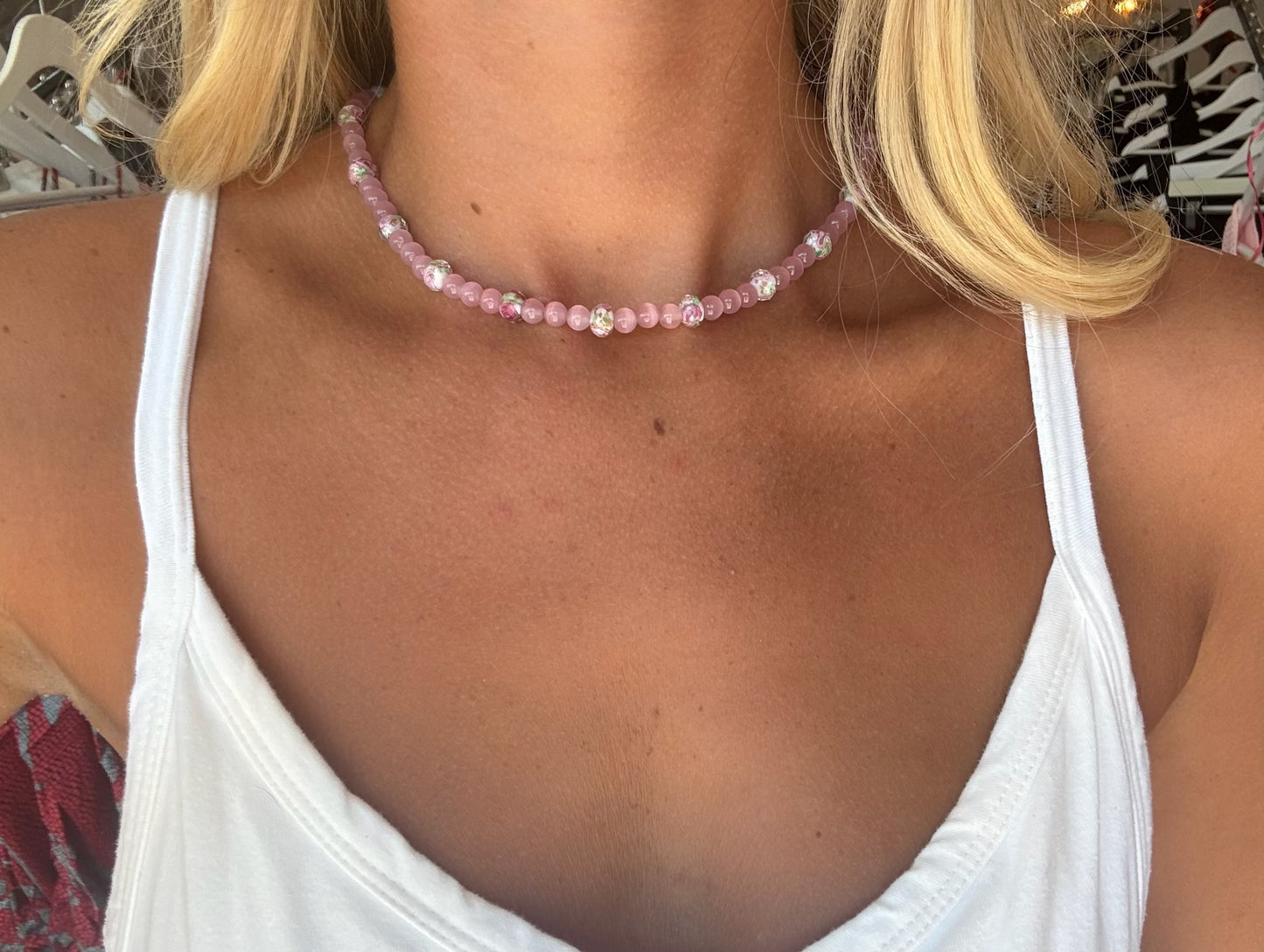 Carlsbad State Beach Beaded Necklace