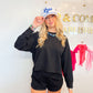 Scuba Pullover & Shorts Set Black