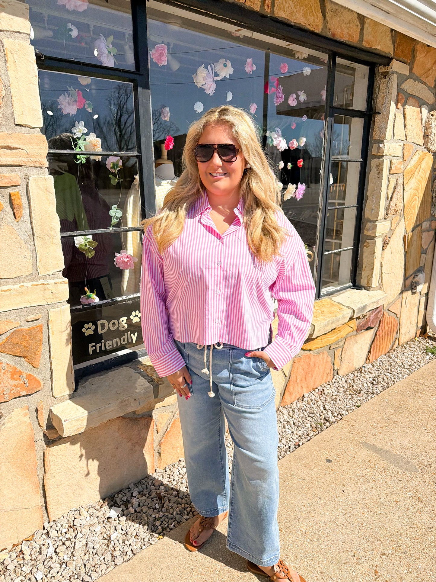 Risen Drawstring Medium Wash Denim