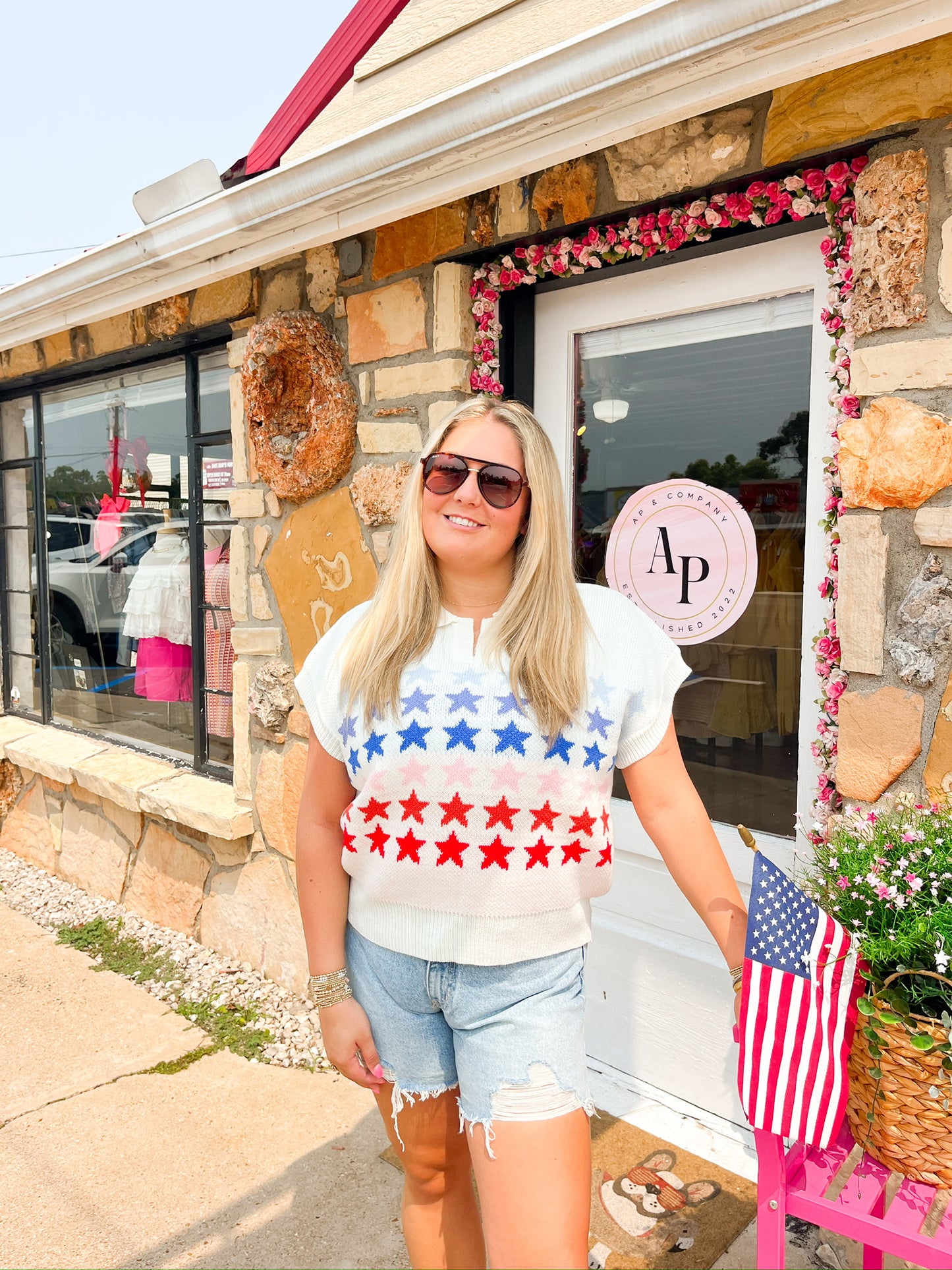 Skylar star top
